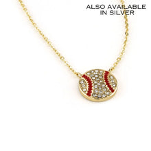 Baseball Necklace-GOLD-Erimish