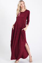 Simple Wonders Burgundy Maxi Dress