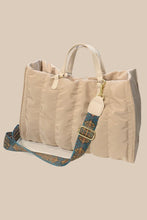 Puffer Tote Tan