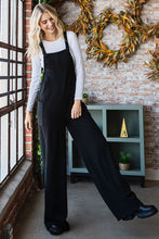 Own the Moment Black Ribbed Overall
