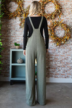 Own the Moment Olive Ribbed Overall