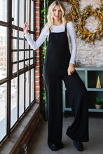 Own the Moment Black Ribbed Overall