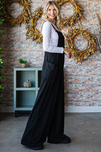 Own the Moment Black Ribbed Overall