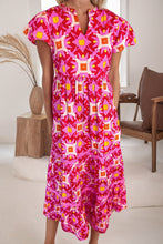 Take Me Back Pink Abstract Maxi Dress