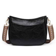Ellie Vegan Leather Crossbody Black