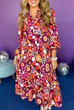 An Elegant Touch Floral Tiered Maxi Dress