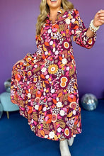 An Elegant Touch Floral Tiered Maxi Dress