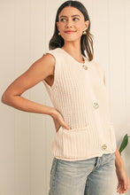Now Trending Textured Sweater Vest