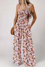 Ever Bloom Floral Smocked Jumpsuit
