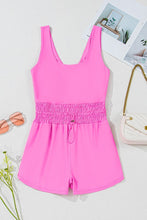 Carefree Days Pink Cinched Waist Romper