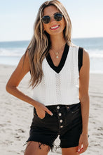 The Perfect Time Eyelet Knit Tank