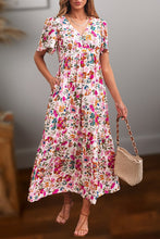 Think Of Me Floral High Waist Maxi Dress