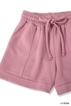 Instant Attraction Rose Textured Shorts
