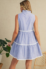 Moments With You Stripe Sleeveless Mini Dress