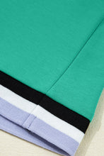 My Sporty Moment Green Contrast Trim Mini Dress