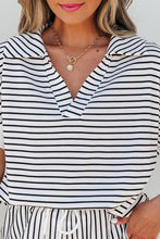 Perfect Day Out Black Striped Shorts Set