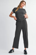 On The Hunt Leopard Patchwork Pants Set