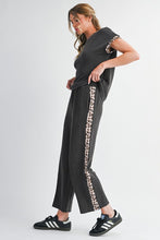 On The Hunt Leopard Patchwork Pants Set