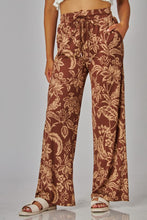Leaves of Change Floral Wide Leg Pants