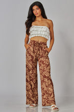 Leaves of Change Floral Wide Leg Pants