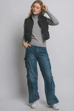 Beyond Limits Black Reversible Puffer Vest