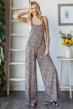 Fearless & Free Animal Print Overall Jumpsuit