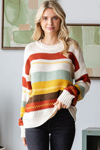 Amber Horizons Knit Striped Sweater