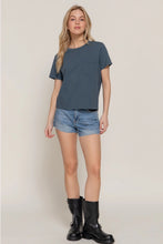 Sky's the Limit Navy Short Sleeve Top