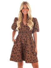 Blossoming Love Jacuard Floral Dress