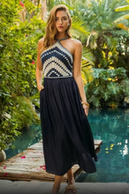 Clara Crochet Halter Dress