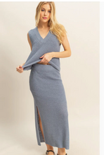 Dusty Vest and Skirt Set