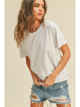 Cash Crewneck Tee-White