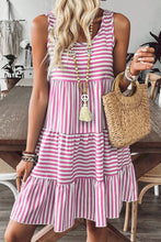Palmer Pink Striped Mini Dress