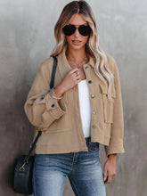 Wesley Waffle Jacket-Khaki