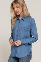 A New Story Denim Tencel Shirt