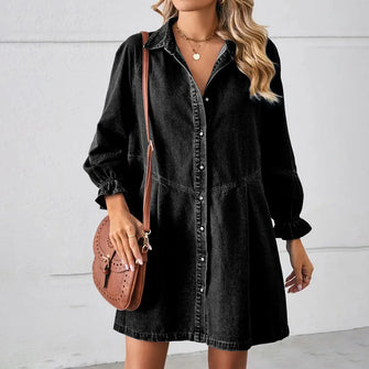 Leyla Loose Denim Dress