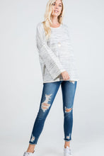 All For You - French Terry Tie-Dye Banded Top