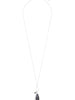 Marquise Natural Stone Hexagon Cluster Necklace