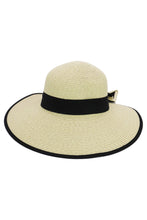 Bow Straw Sun Hat Beige
