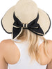 Bow Straw Sun Hat Beige
