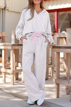 Weekend Mood Striped Detail Pants Set