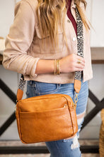 Blush Brecklynn Leopard Strap Crossbody