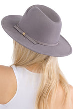 Chase Your Dreams - Gray Asymmetrical Crease Felt Rancher Hat