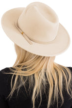 Chase Your Dreams - Ivory Asymmetrical Crease Felt Rancher Hat