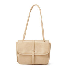 Every Step Of The Way - Cream Vegan Leather Handbag