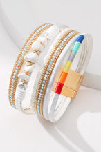 Multi Strand Leather Bracelet