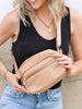 Caramel Camera Crossbody Sling Bag