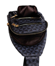 All Over Town - Brown Triangle Crossbody Sling Bag