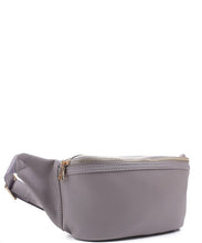 Take The Day - Grey Vegan Leather Fanny Pack
