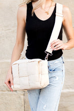 Foldover Puffer Crossbody Almond